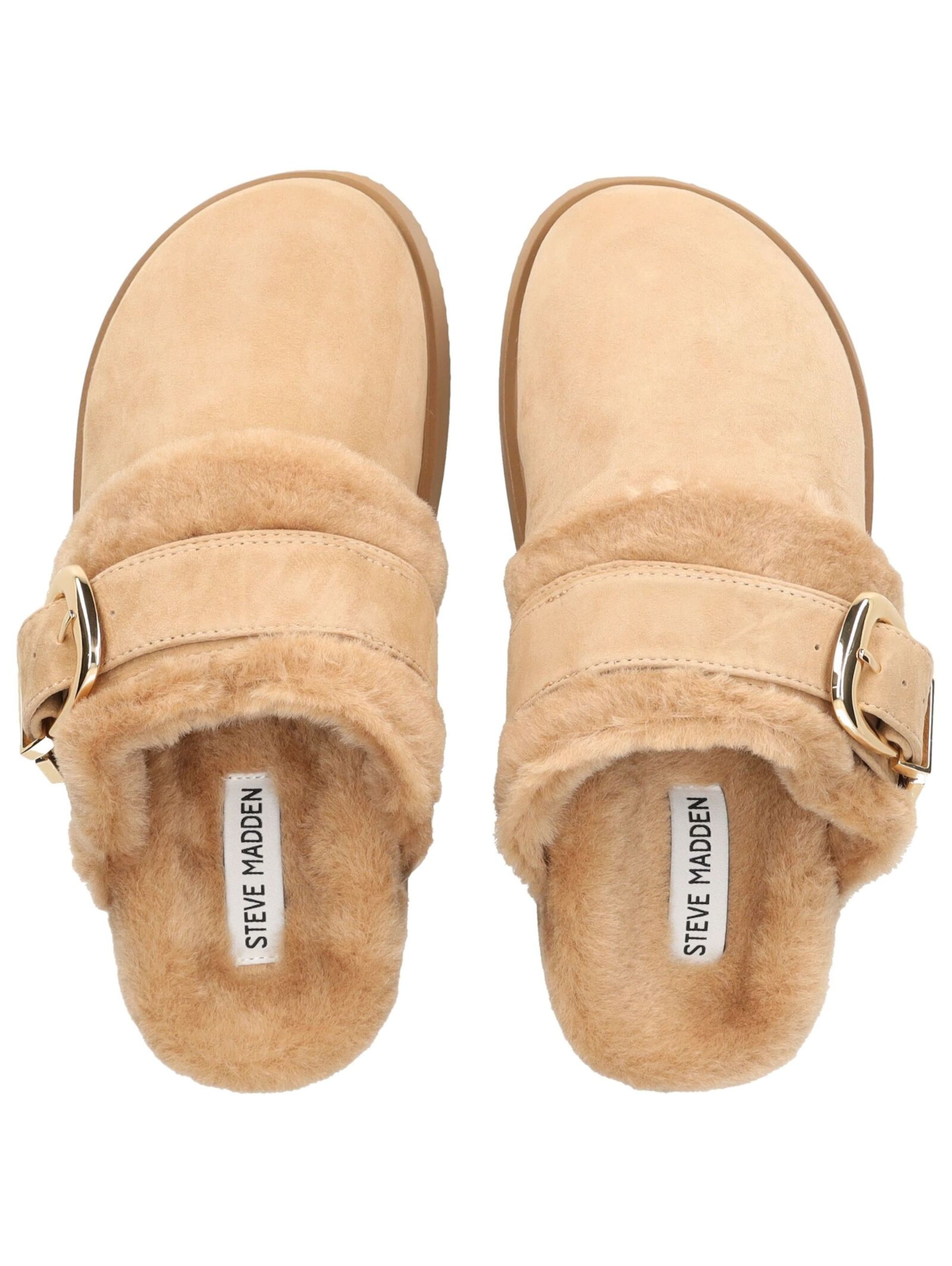 STEVE MADDEN Чехли 'Cozy Up' в бежово