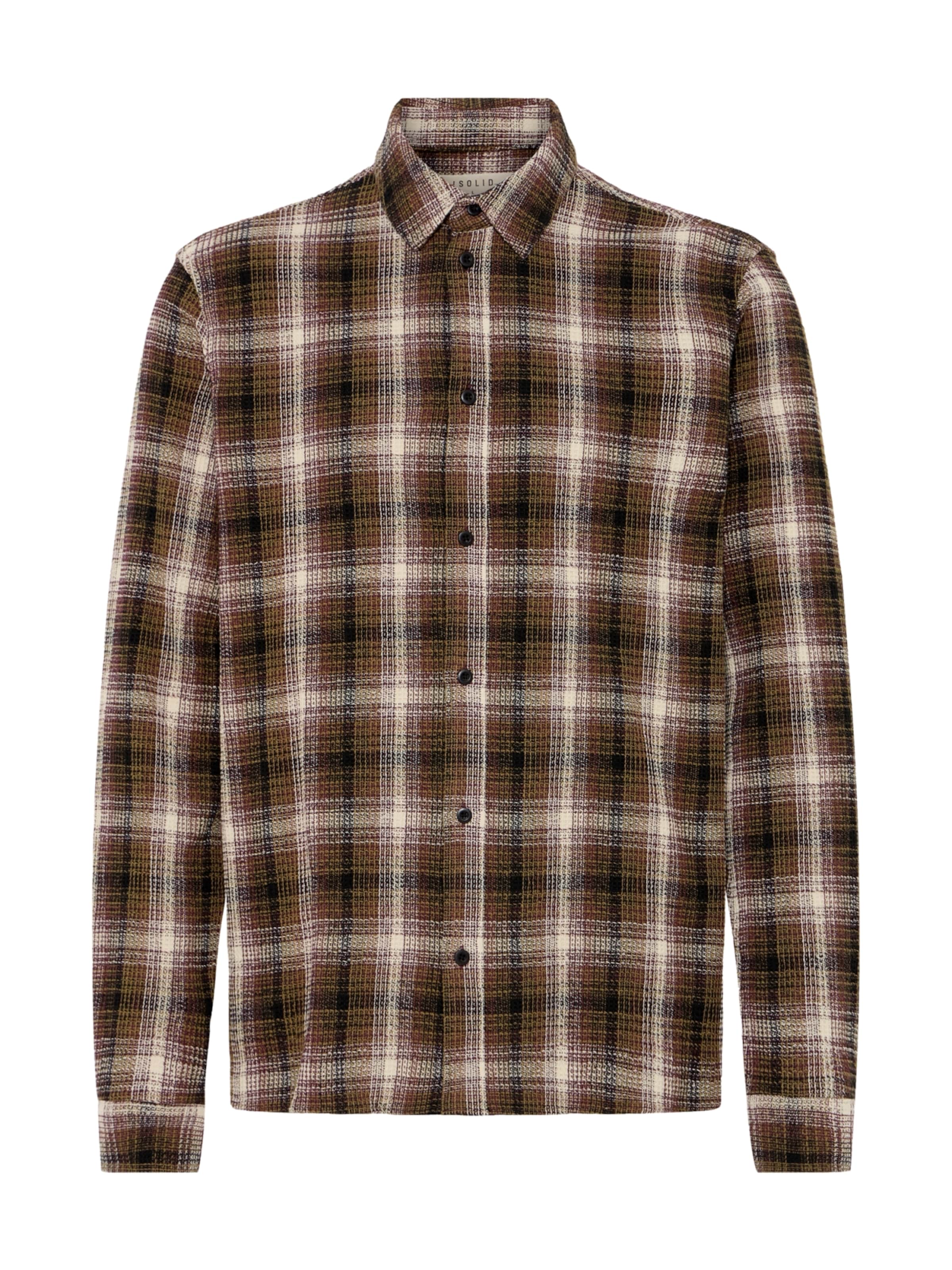 !Solid Chemise 'Vannick' en L en beige / marron, Vue avec produit