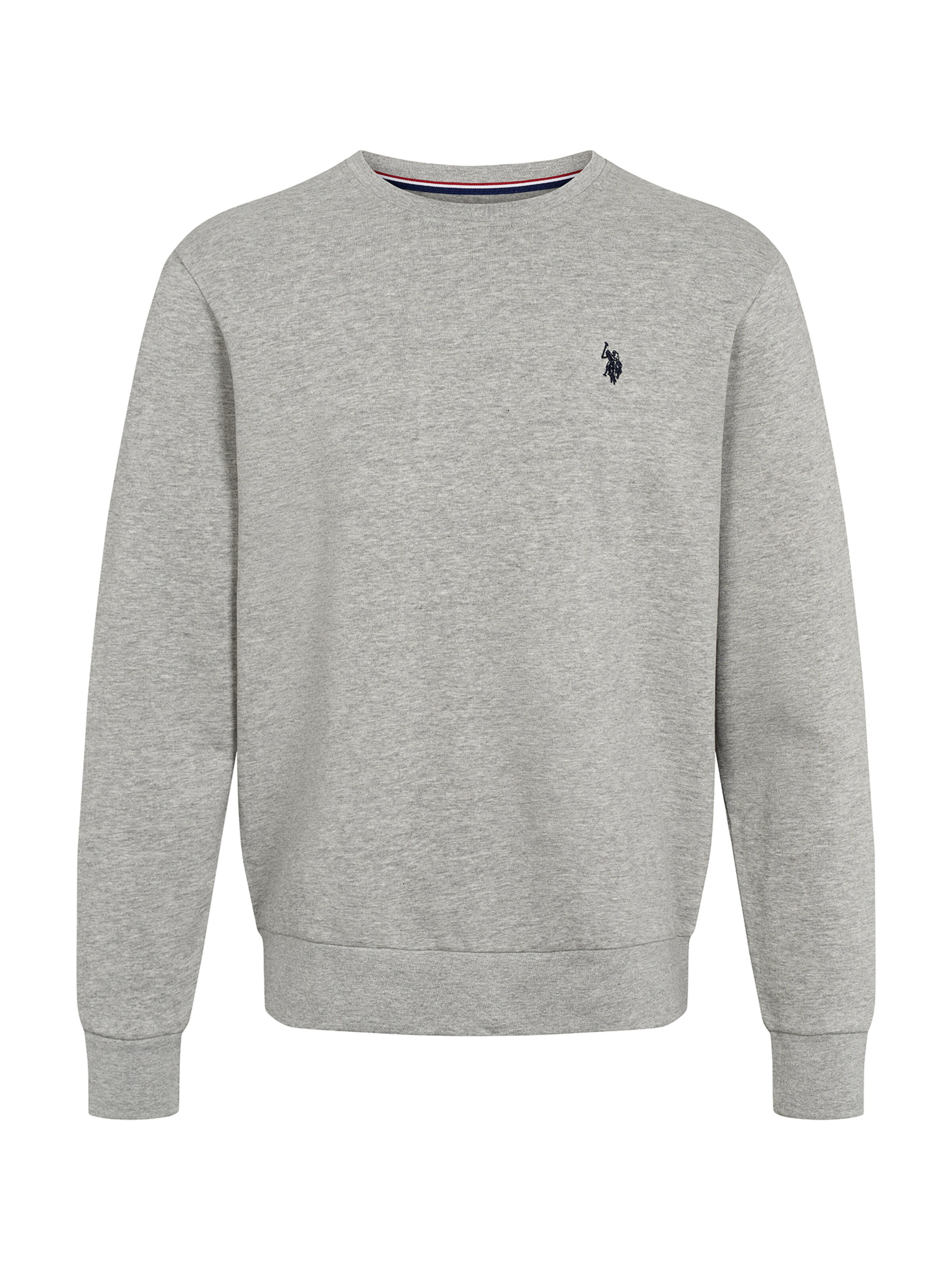 U.S. POLO ASSN. Sweatshirt 'UMHugo' in Grey / Black, Item view