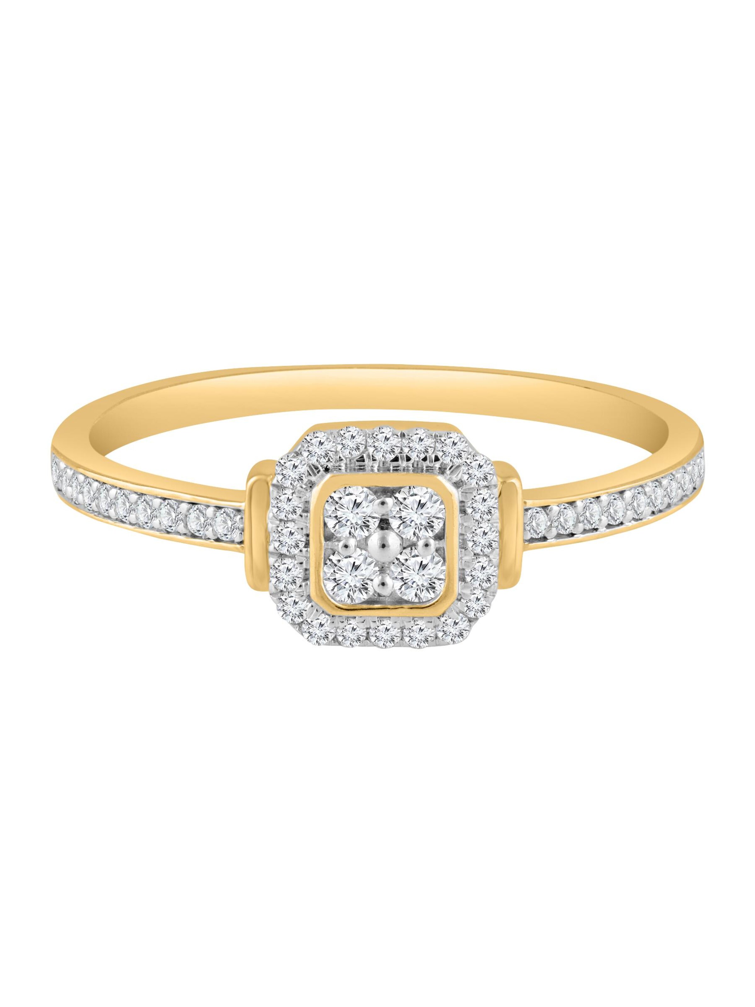Diamant Exquis Ring in Gold: front