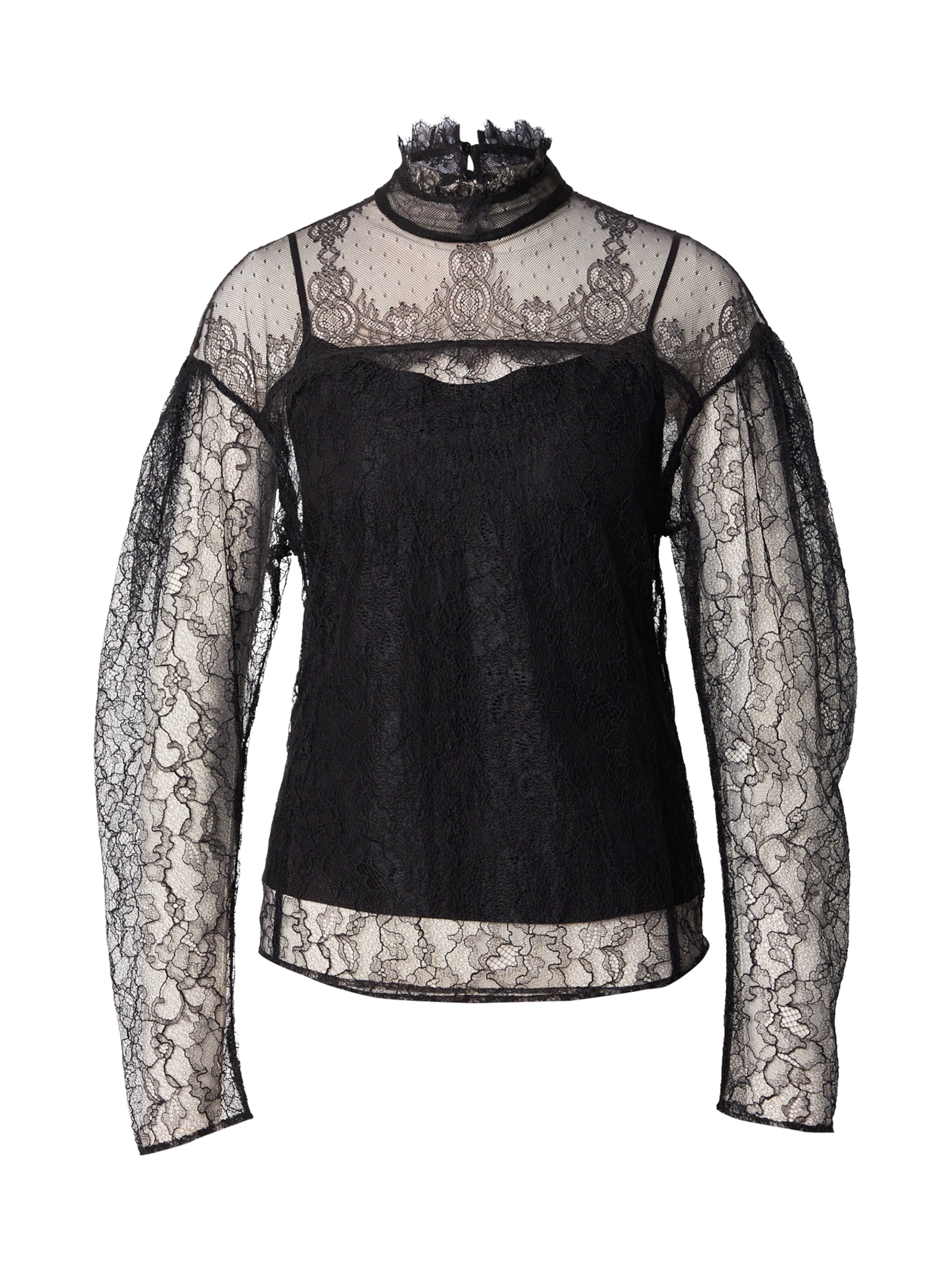 Twinset Bluse in Schwarz: Vorderseite