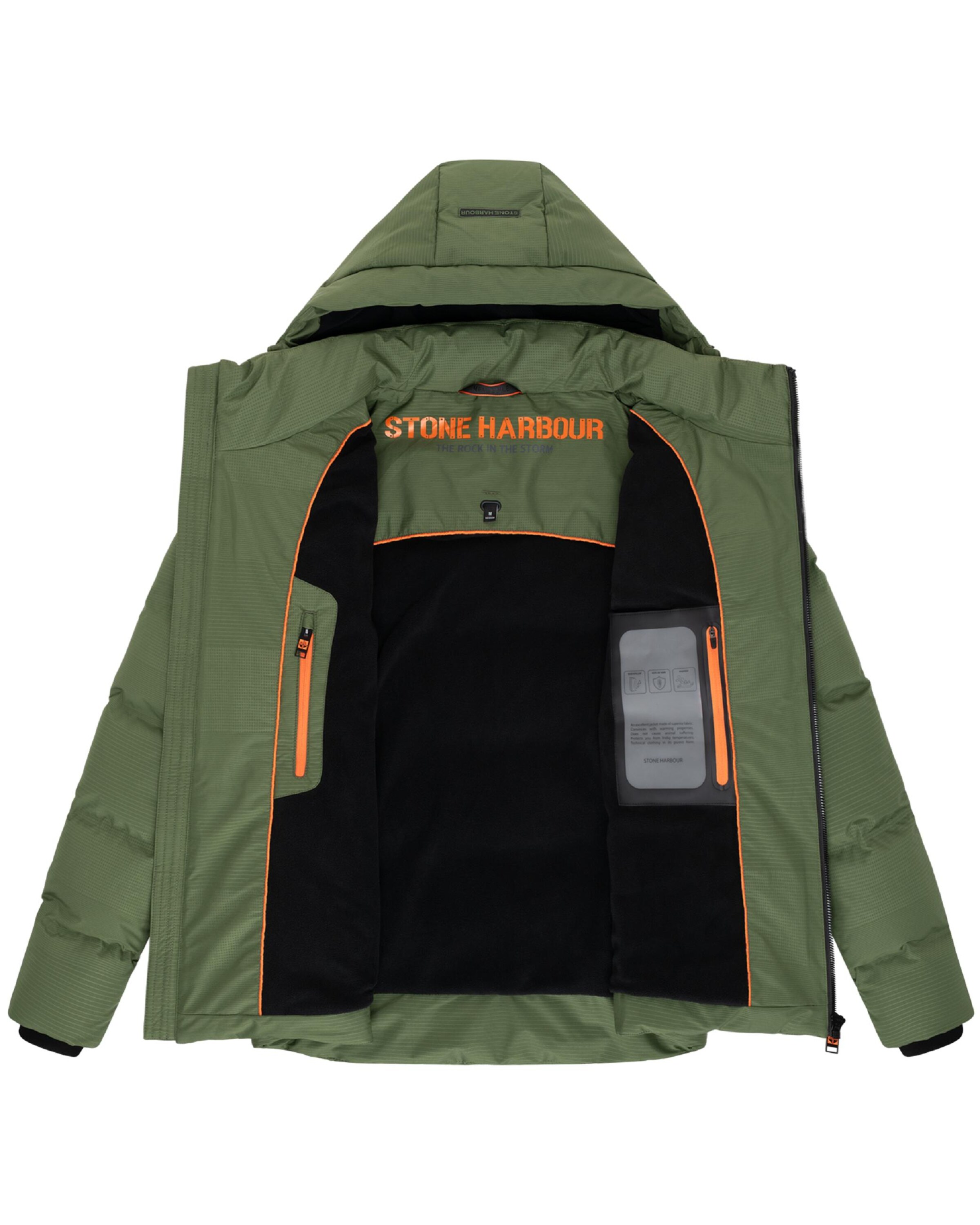 STONE HARBOUR Зимняя куртка 'Gavriloo XX' в Зеленый