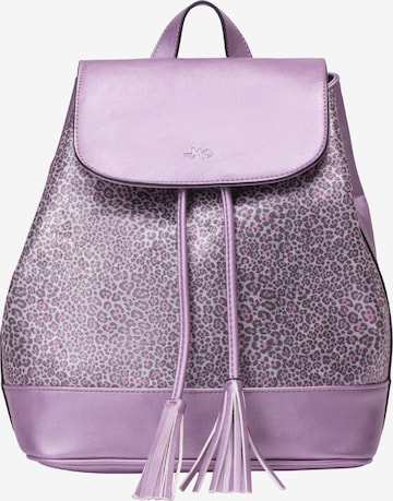 MYMO Backpack 'Blonda' in Purple: front