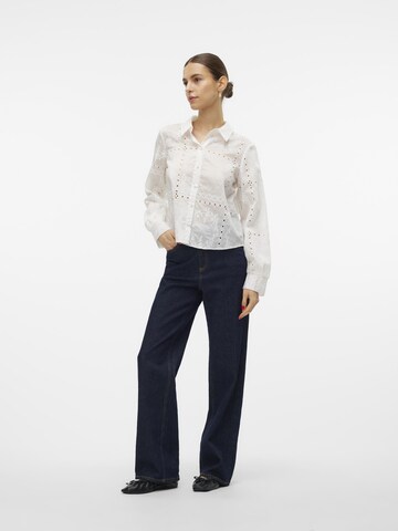 VERO MODA Bluse in Weiß