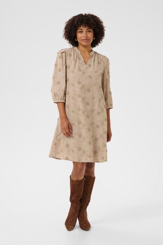 Cream Dress 'Olivia' in Beige