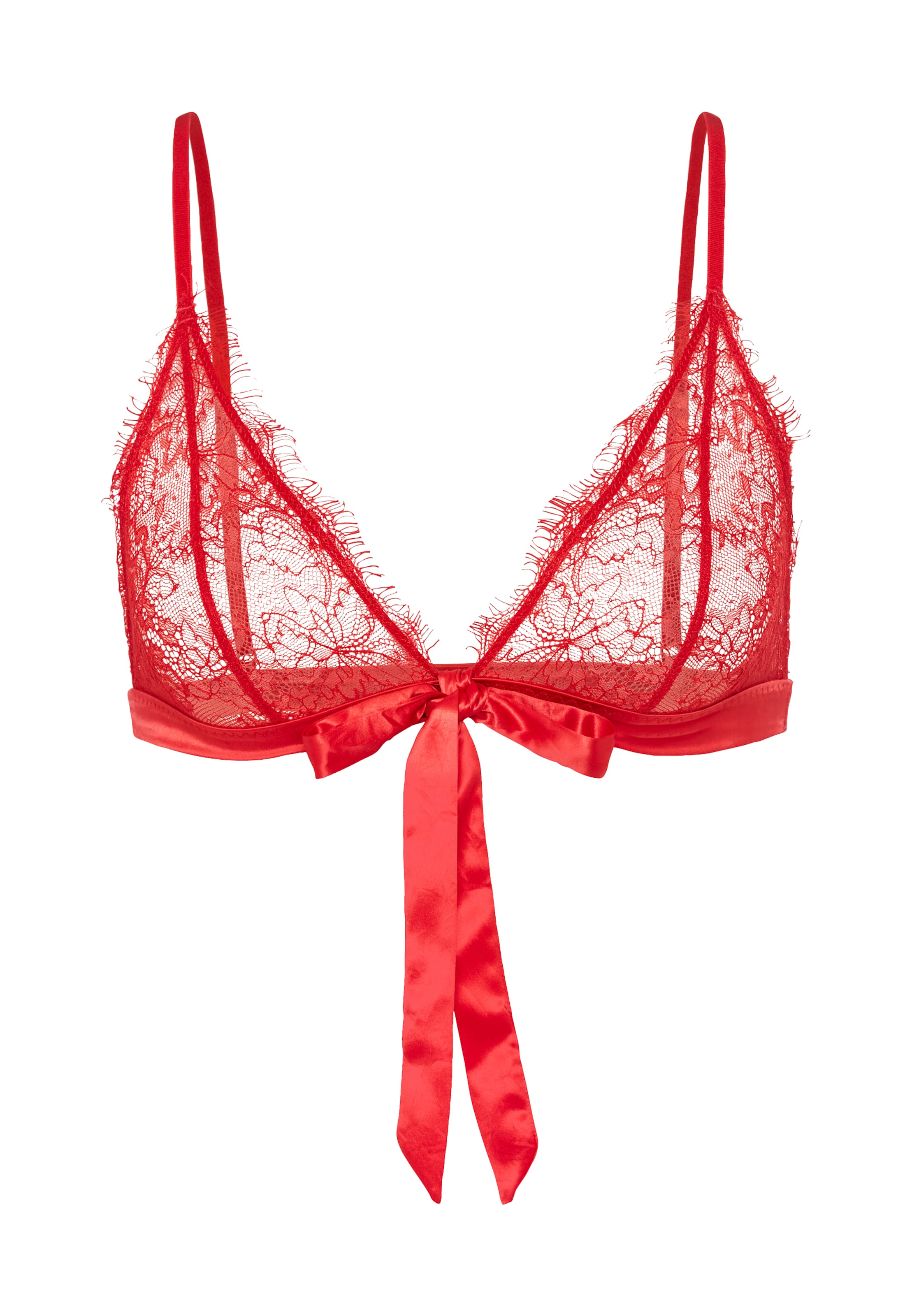 LSCN by LASCANA Triangle Bra in Red: front