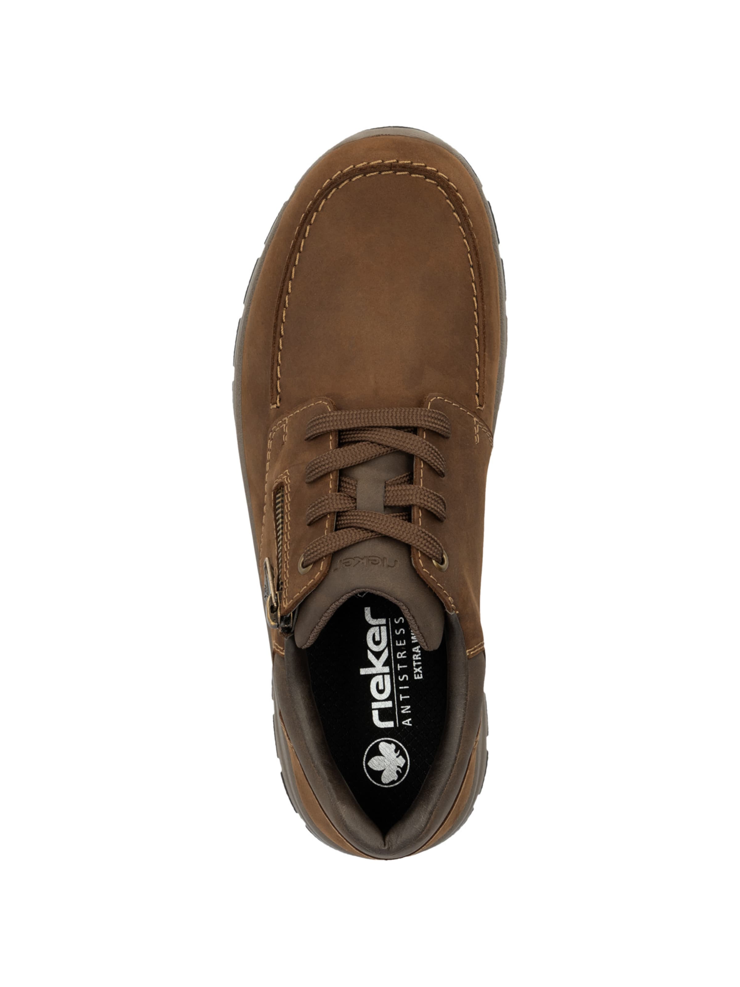 Rieker - Sapato com atacadores em castanho