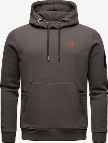 STONE HARBOUR Sweatshirt 'Ty Trey' in Grey: front