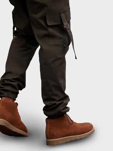 Ombre Tapered Cargo trousers in Brown