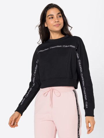 Calvin Klein Sport Sportief sweatshirt in Zwart: voorkant