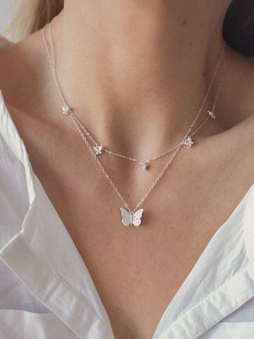 Hey Happiness Necklace 'Glow' in Silver