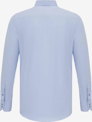 DENIM CULTURE Regular Fit Skjorte 'Tywin' i blå