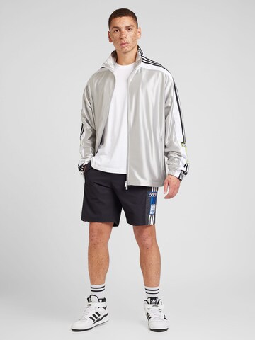 ADIDAS ORIGINALS Φθινοπωρινό και ανοιξιάτικο μπουφάν 'MEGABREAK' σε ασημί