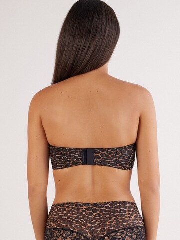 INTIMISSIMI Bandeau Bra 'Sensual Attitude' in Brown