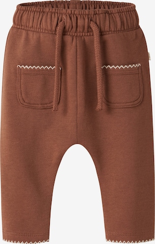 Lil'Atelier Regular Trousers in Red: front