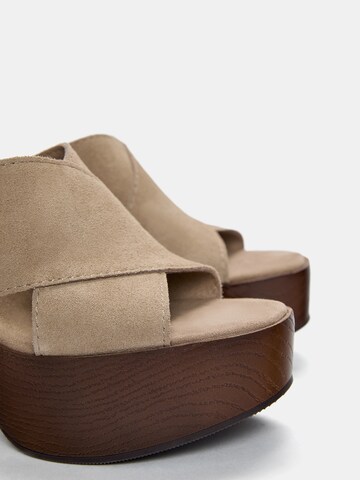Pull&Bear Papucs - bézs