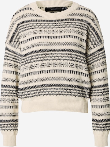VERO MODA Свитер 'VMAMAZING' в Бежевый: спереди
