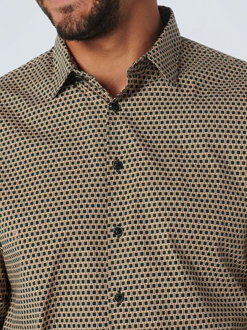 Regular fit Camicia di No Excess in beige