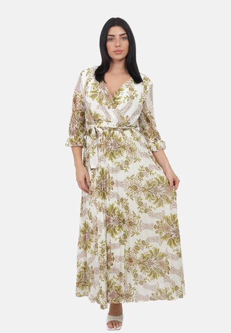 Elara Kleid in Grün: Vorderseite