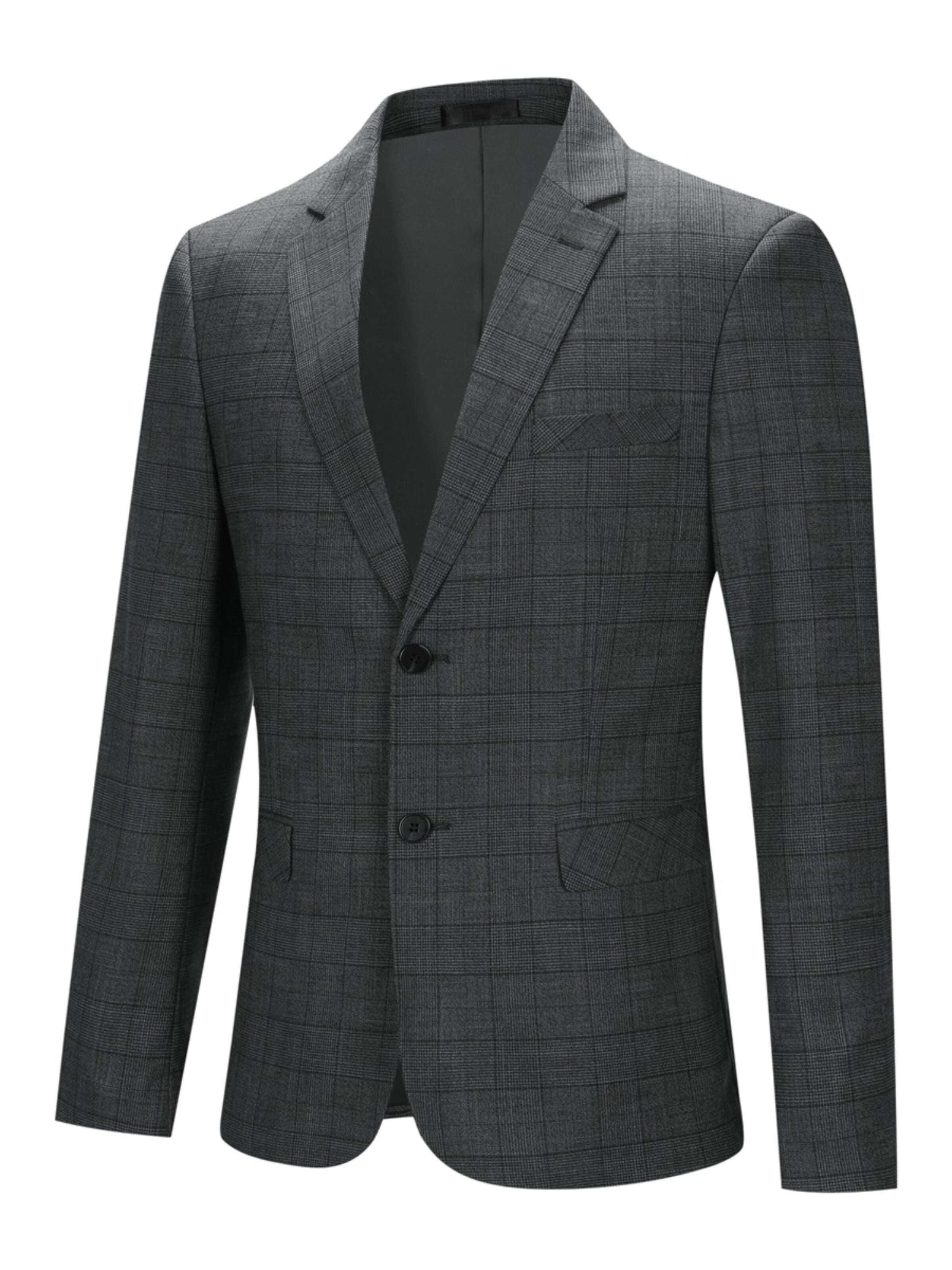Youthup Slim fit Business Blazer in Grey