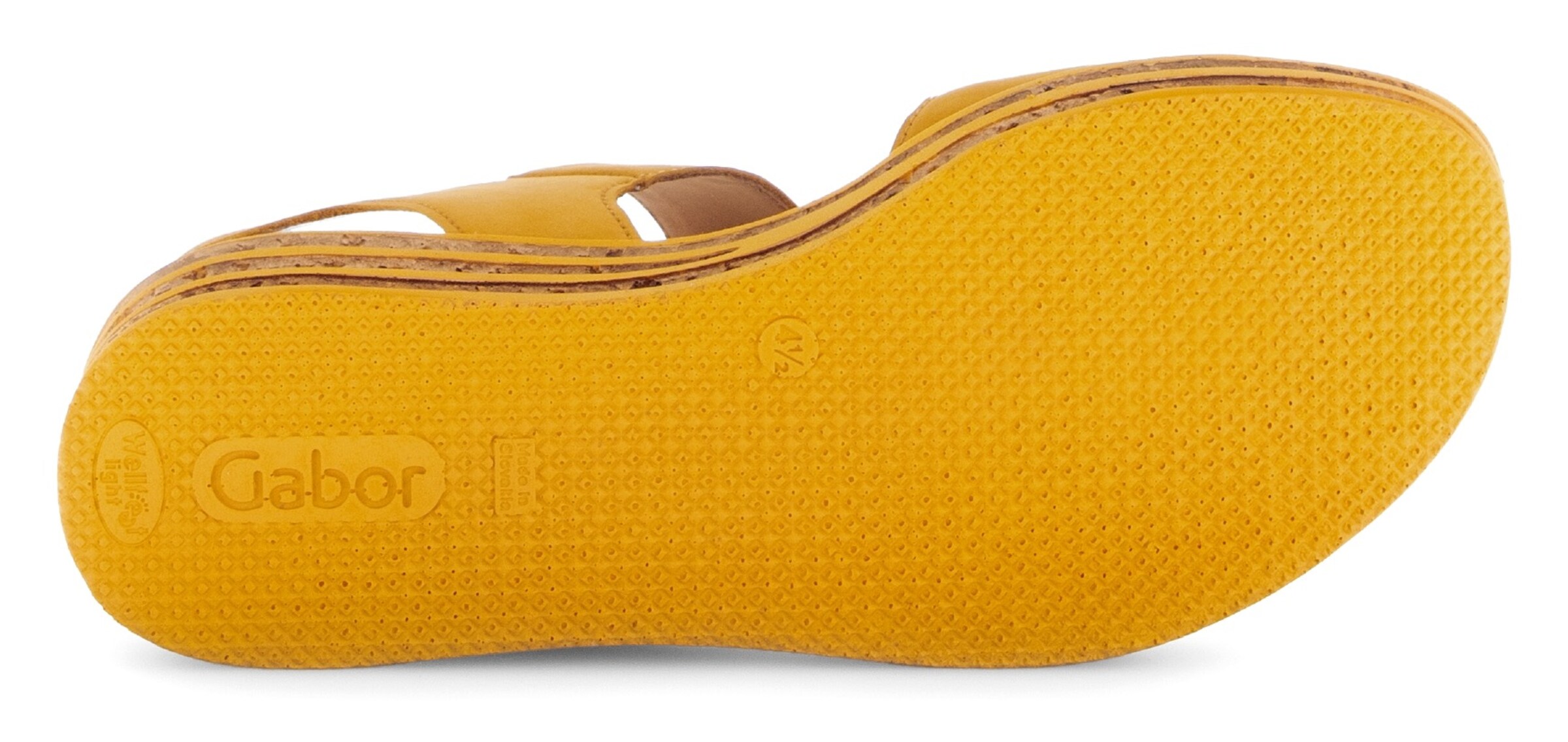 GABOR Sandale in Gelb