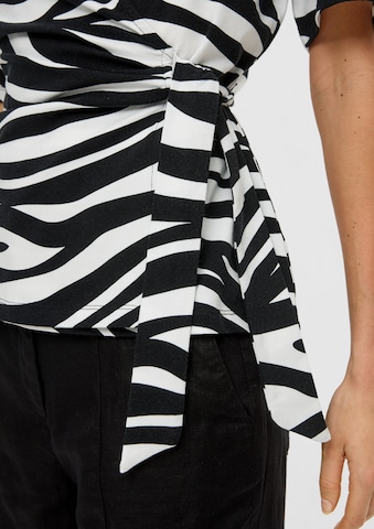 s.Oliver Blouse in Zwart