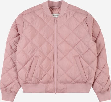 Abercrombie & Fitch Between-season jacket in Pink: front