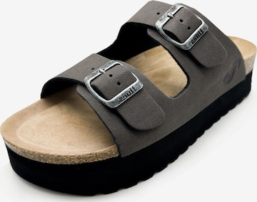 thies Mules in Grey: front
