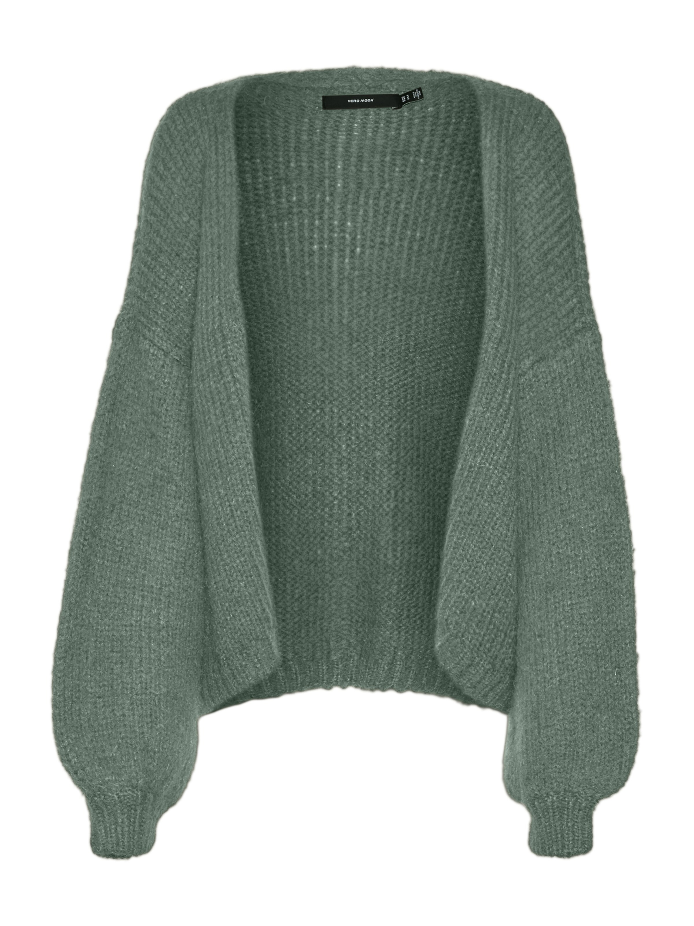 Cardigan 'VMCMaybe' Vero Moda Curve en vert : devant