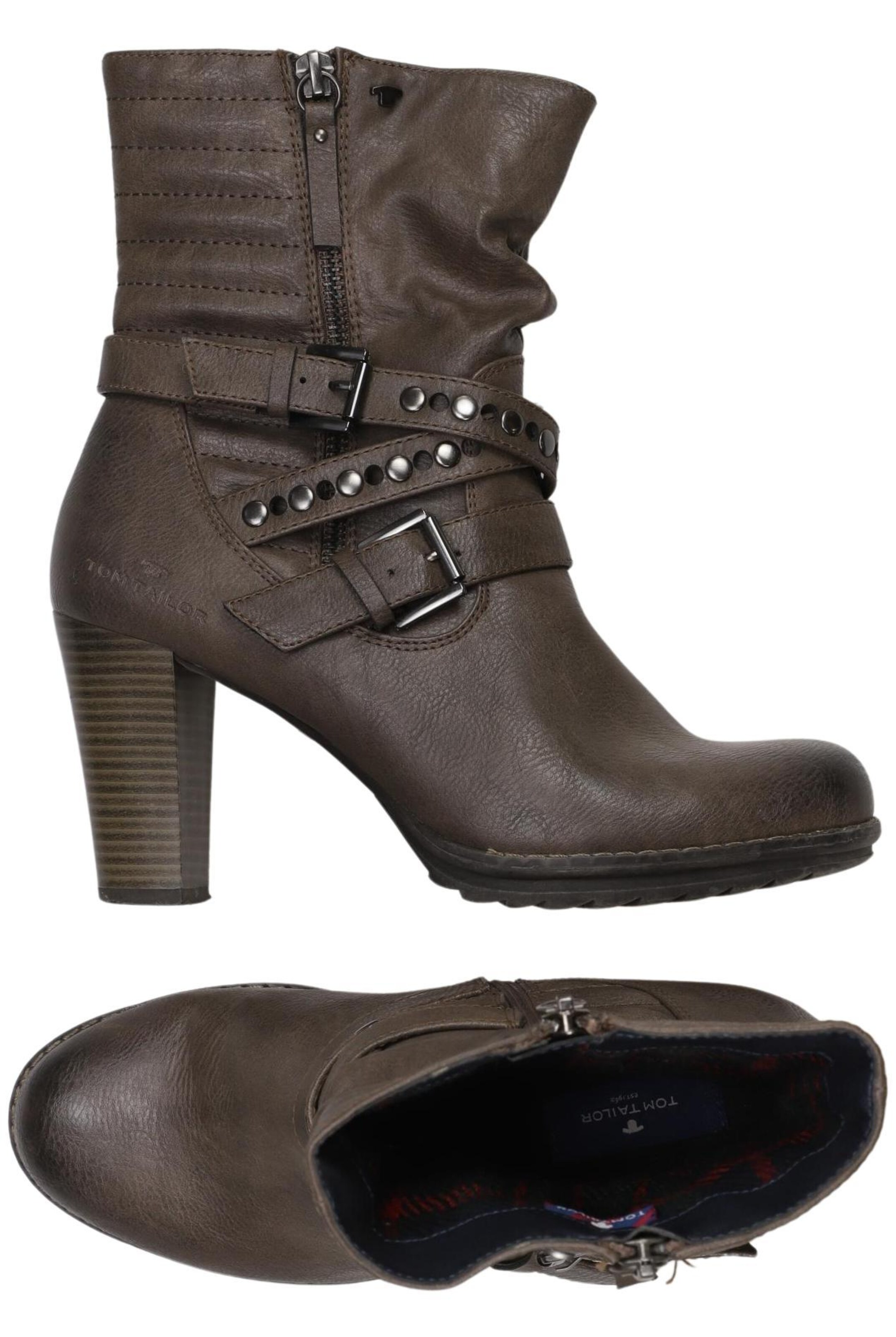 TOM TAILOR Stiefelette 39 in Braun: Vorderseite