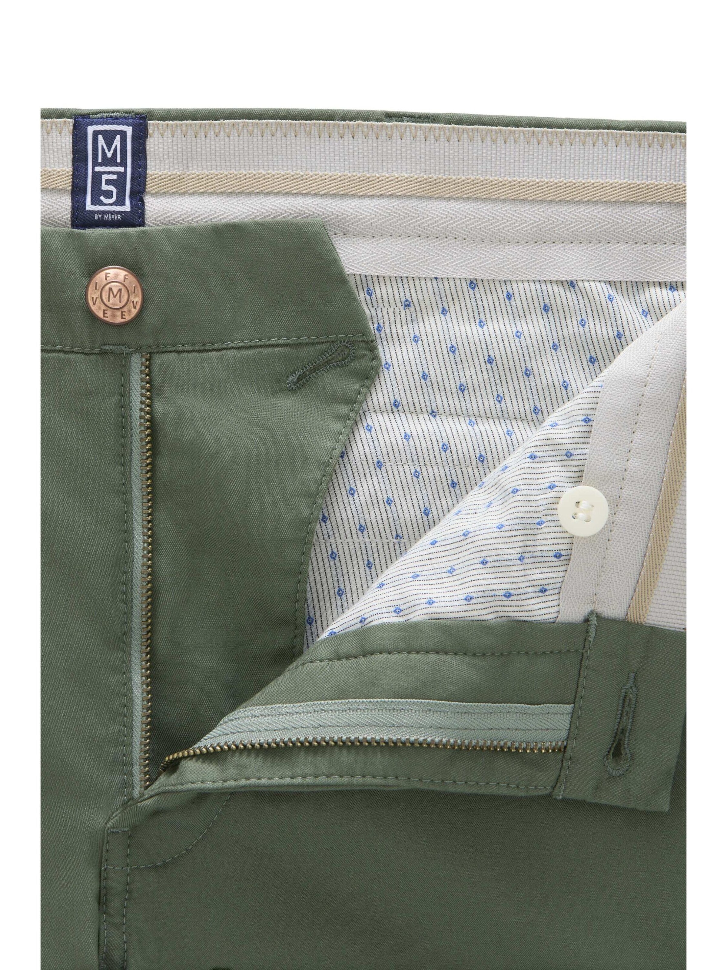 Regular Pantalon chino 'M5 Chino 1-6010' MEYER en vert
