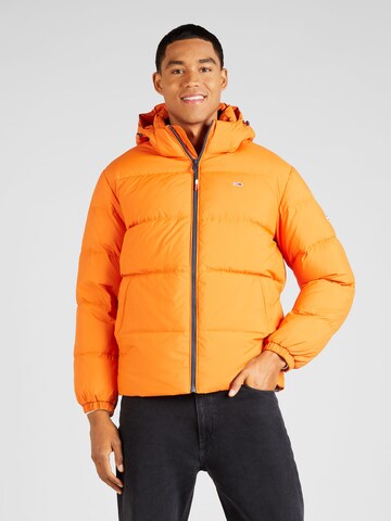 Tommy Jeans Jacke  'ESSENTIAL' in Orange: predná strana