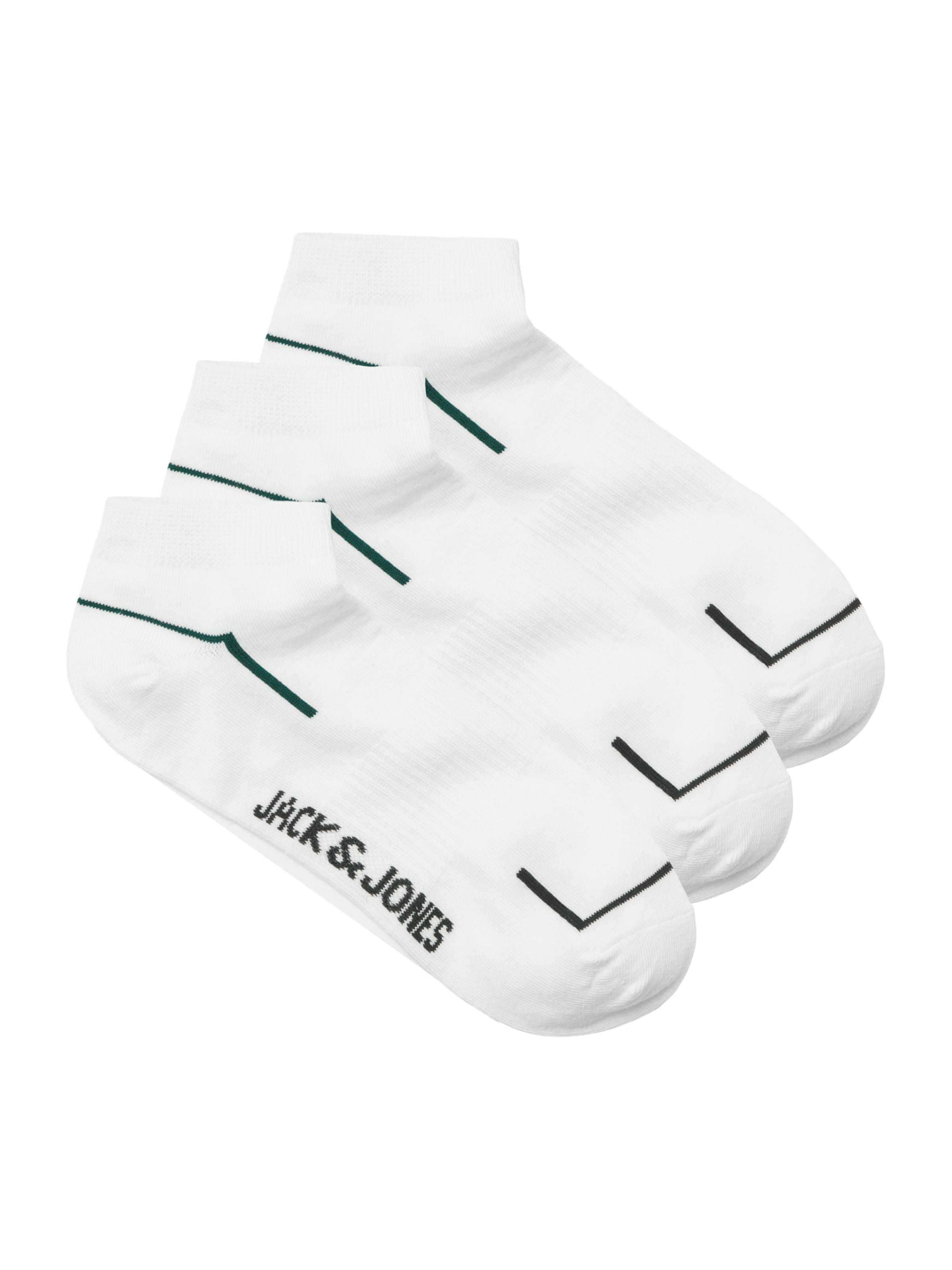 JACK & JONES Zeķes 'JACWALTER', krāsa - melns / balts, Preces skats