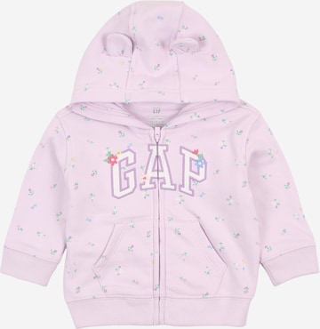 GAP Sweatjacke in Lila: Vorderseite