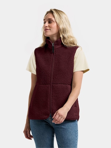 Didriksons Bodywarmer 'SIV' in Rood: voorkant