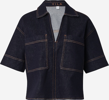VILA Pusero 'VILEVA' värissä sininen: etupuoli