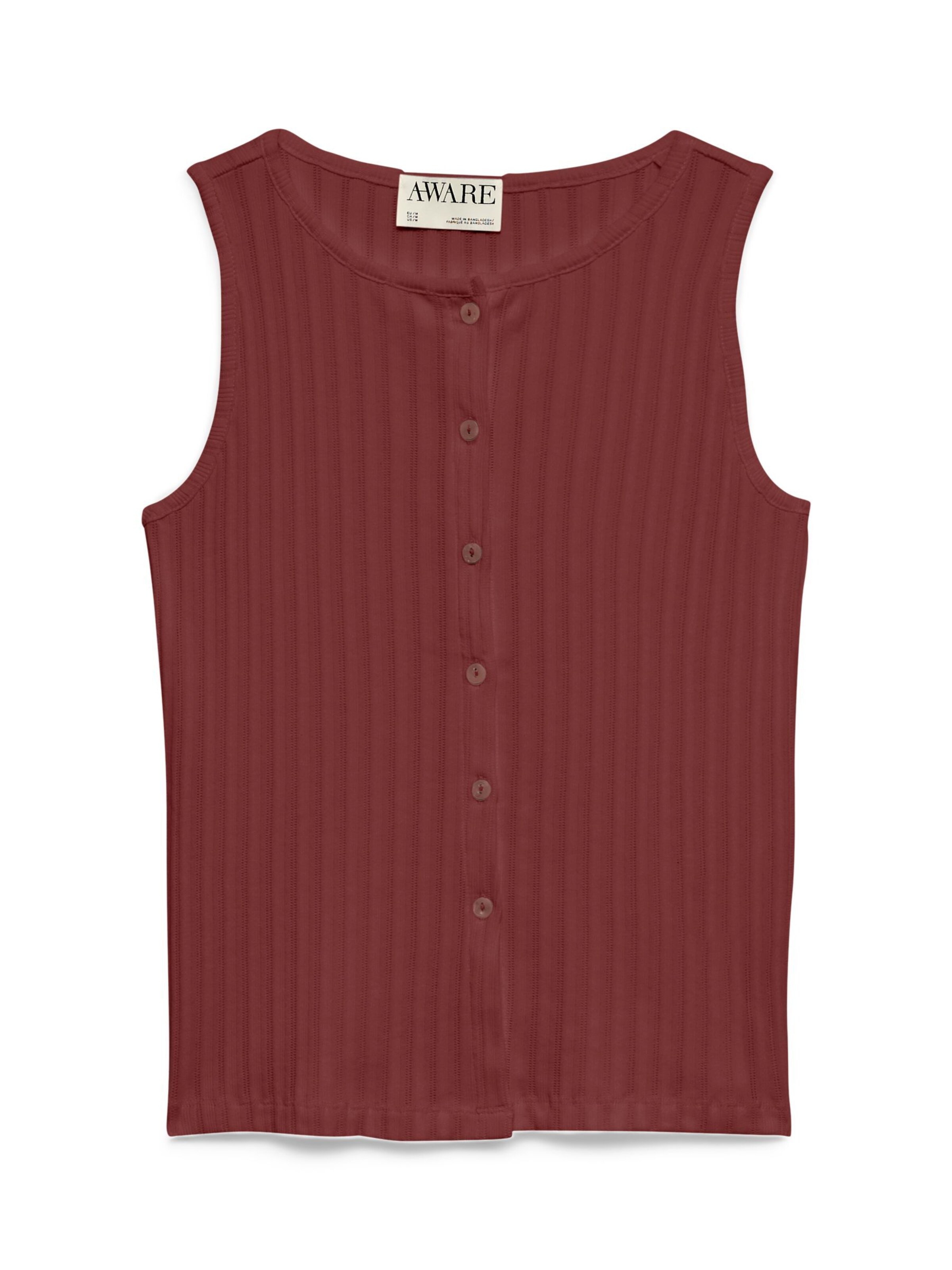 VERO MODA Top in Bruin: voorkant