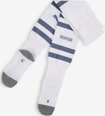 PUMA Athletic Socks in White: front