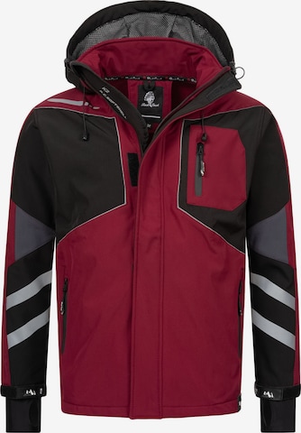 Rock Creek Outdoorjacke in Rot: predná strana