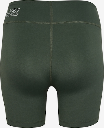 Hummel Skinny Workout Pants 'FUNDAMENTAL' in Green