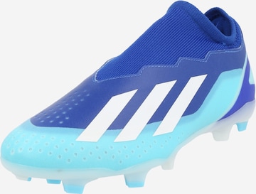 Chaussure de foot 'X Crazyfast.3' ADIDAS PERFORMANCE en bleu : devant