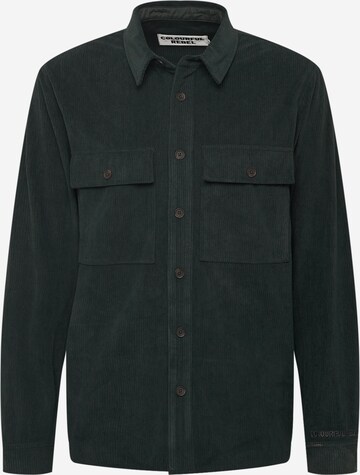 Colourful Rebel Regular fit Button Up Shirt 'Logan' in Green: front