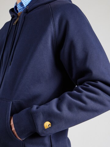 Carhartt WIP Sweatjakke 'Chase' i blå