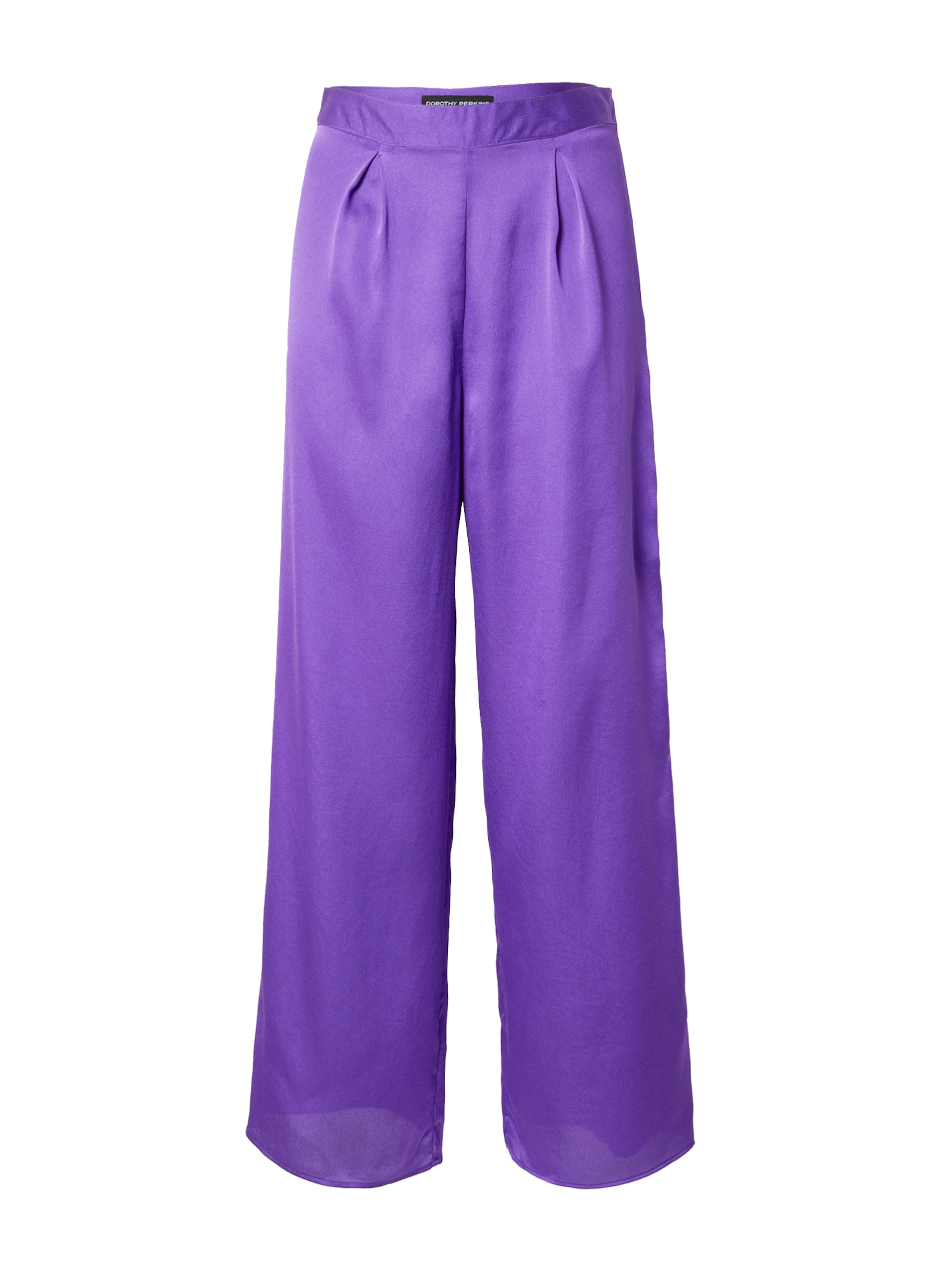 sötétlila Dorothy Perkins Élére vasalt nadrágok, Termék nézet