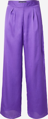 Wide leg Pantaloni con pieghe di Dorothy Perkins in lilla: frontale