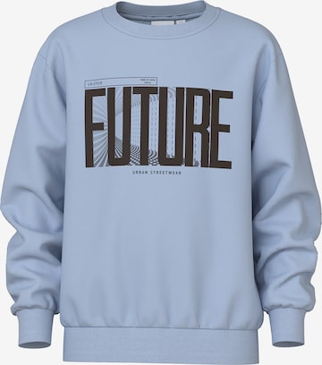 mėlyna NAME IT Megztinis be užsegimo 'VILDAR': priekis