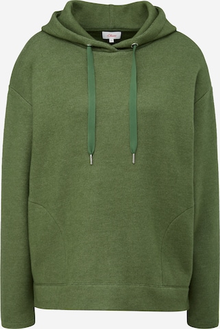 Sweat-shirt s.Oliver en vert : devant