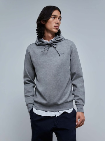ScalpersSweater majica 'Neo' - siva boja: prednji dio