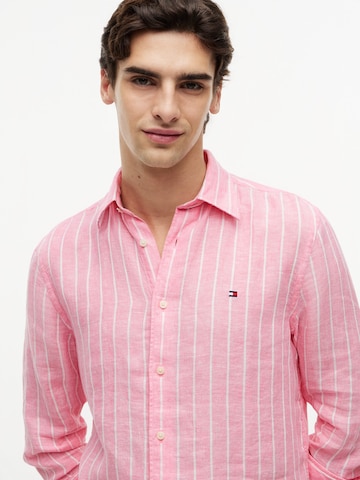 TOMMY HILFIGER Regular fit Button Up Shirt in Pink
