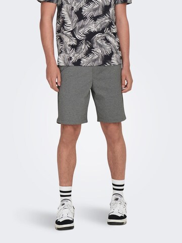 Only & Sons Regular Shorts 'Linus' in Grau: predná strana